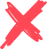 Image of X / Cross for representation of False result 