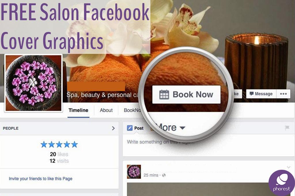 FREE Salon Facebook Cover Graphics To Promote Your Online Bookings