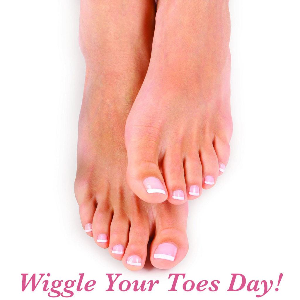 National Wiggle Your Toes Day (August 6th)