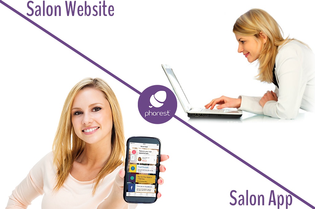 The Difference Between A Salon App & A Salon Website?
