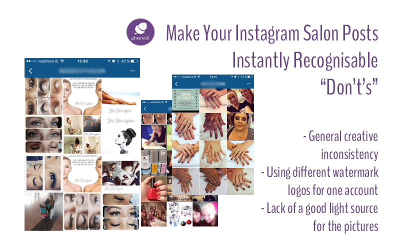 instagram salon posts