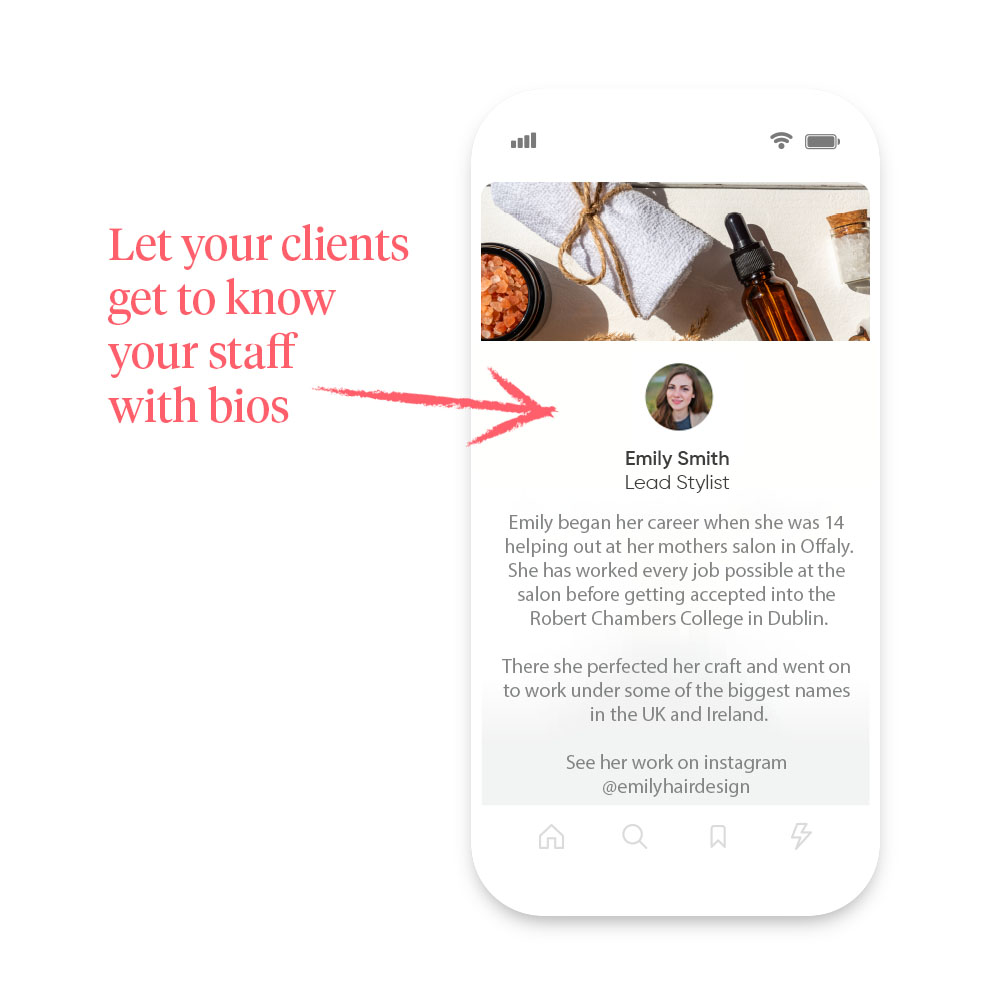 Boost Staff Bio - new brand compare