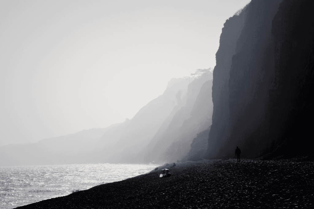 local beach in Budleigh, Salturton